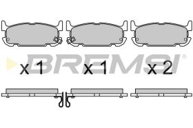 Bremsi BP3708 - PASTILLA DE FRENO | BRAKE PADS