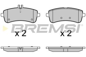 Bremsi BP3709 - PASTILLA DE FRENO | BRAKE PADS