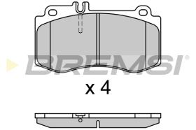 Bremsi BP3710 - PASTTILLA DE  FRENO | BRAKE PADS