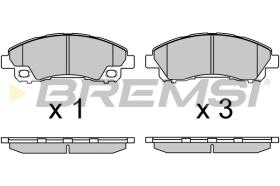 Bremsi BP3718 - PASTTILLA DE  FRENO | BRAKE PADS