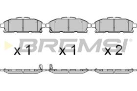 Bremsi BP3722 - PASTILLA DE FRENO | BRAKE PADS