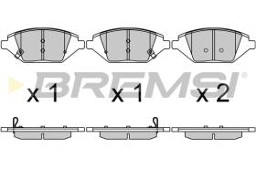 Bremsi BP3724 - PASTTILLA DE  FRENO | BRAKE PADS