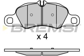 Bremsi BP3725 - PASTTILLA DE  FRENO | BRAKE PADS