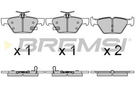Bremsi BP3729 - PASTTILLA DE  FRENO | BRAKE PADS