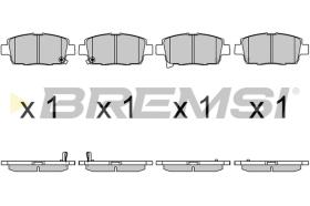 Bremsi BP3730 - PASTTILLA DE  FRENO | BRAKE PADS
