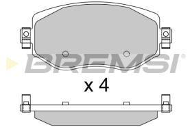 Bremsi BP3737 - PASTILLA DE FRENO | BRAKE PADS