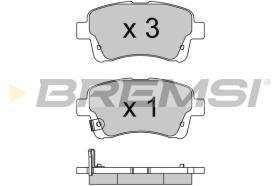 Bremsi BP3740 - PASTILLA DE FRENO | BRAKE PADS