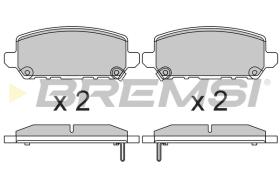 Bremsi BP3745 - PASTTILLA DE  FRENO | BRAKE PADS