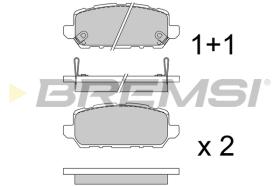 Bremsi BP3745 - PASTIGLIE FRENO | BRAKE PADS
