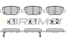 Bremsi BP3748 - PASTILLA DE FRENO | BRAKE PADS