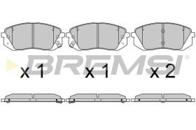 Bremsi BP3754 - PASTILLA DE FRENO | BRAKE PADS