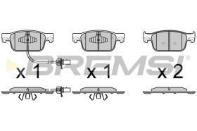 Bremsi BP3761 - PASTTILLA DE  FRENO | BRAKE PADS
