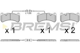 Bremsi BP3764 - PASTTILLA DE  FRENO | BRAKE PADS