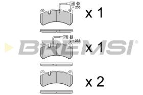 Bremsi BP3764 - PASTIGLIE FRENO | BRAKE PADS