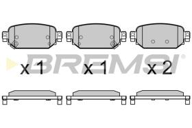 Bremsi BP3768 - PASTTILLA DE  FRENO | BRAKE PADS