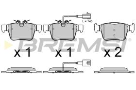 Bremsi BP3769 - BRAKE PADS