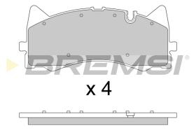 Bremsi BP3781 - PASTTILLA DE  FRENO | BRAKE PADS