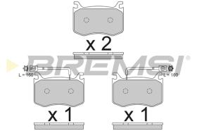 Bremsi BP3792 - PASTILLA DE FRENO | BRAKE PADS