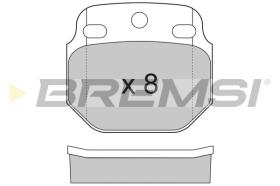 Bremsi BP7244 - PASTTILLA DE  FRENO | BRAKE PADS