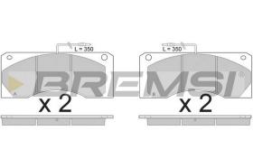 Bremsi BP7255 - BRAKE PADS