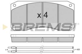 Bremsi BP7256 - PASTILLA DE FRENO | BRAKE PADS