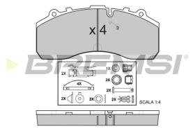 Bremsi BP7278 - PASTILLA DE FRENO | BRAKE PADS
