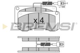 Bremsi BP7283 - PASTILLA DE FRENO | BRAKE PADS