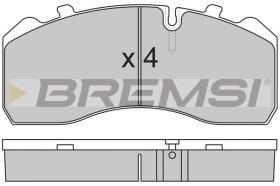 Bremsi BP7284 - PASTTILLA DE  FRENO | BRAKE PADS