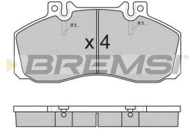 Bremsi BP7289 - PASTILLA DE FRENO | BRAKE PADS