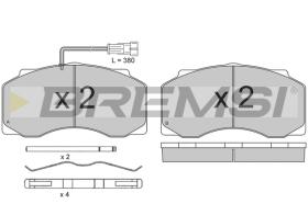 Bremsi BP7300 - PASTIGLIE FRENO | BRAKE PADS