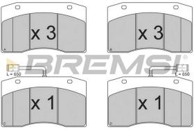 Bremsi BP7312 - PASTILLA DE FRENO | BRAKE PADS