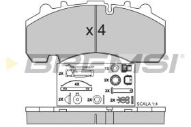 Bremsi BP7314 - PASTILLA DE FRENO | BRAKE PADS