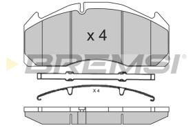 Bremsi BP7317 - PASTILLA DE FRENO | BRAKE PADS
