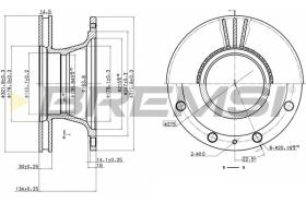 Bremsi CD5106V - DISCO DE FRENO | BRAKE DISCS