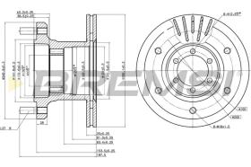 Bremsi CD5133V - DISCO DE FRENO | BRAKE DISCS