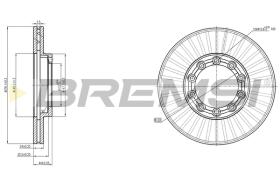 Bremsi CD5169V - DISCO DE FRENO | BRAKE DISCS