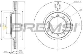 Bremsi CD5182V - DISCO DE FRENO | BRAKE DISCS