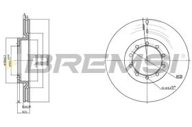 Bremsi CD5183V - DISCO DE FRENO | BRAKE DISCS