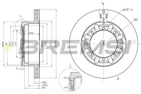 Bremsi CD5184V - DISCO DE FRENO | BRAKE DISCS