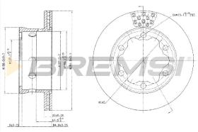 Bremsi CD5191V - DISCO DE FRENO | BRAKE DISCS