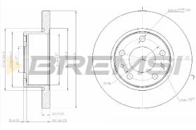 Bremsi CD5194S - DISCO DE FRENO | BRAKE DISCS