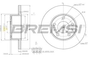 Bremsi CD5196S - DISCO DE FRENO | BRAKE DISCS