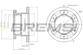 Bremsi CD5236S - DISCO DE FRENO | BRAKE DISCS