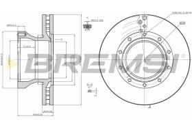 Bremsi CD5258V - DISCO DE FRENO | BRAKE DISCS