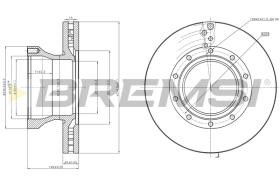 Bremsi CD5258V - DISCHI FRENO | BRAKE DISCS