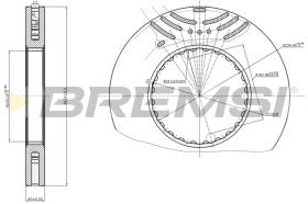 Bremsi CD5259V - DISCO DE FRENO | BRAKE DISCS