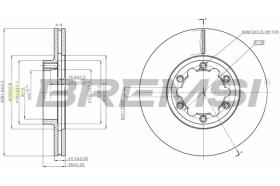 Bremsi CD5262V - DISCO DE FRENO | BRAKE DISCS