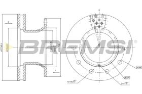 Bremsi CD5280V - DISCO DE FRENO | BRAKE DISCS