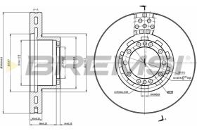 Bremsi CD5283V - DISCO DE FRENO | BRAKE DISCS