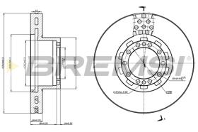 Bremsi CD5283V - DISCHI FRENO | BRAKE DISCS